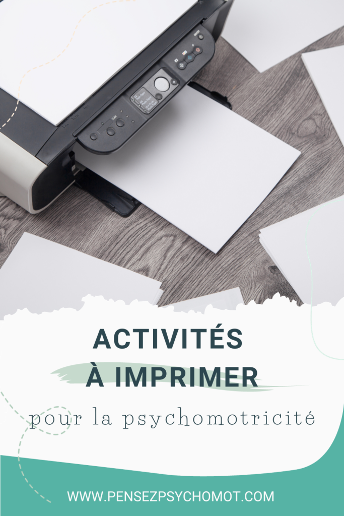 5 activités psychomotrices à imprimer pour tes rééducations